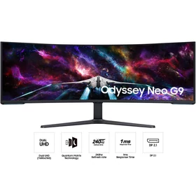 Samsung Odyssey Neo G9 G95NC 57&quot; UHD 240 Hz Ívelt Gaming Monitor